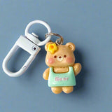 uk cute kawaii keyring keyrings bag charm charms clip clips key ring chain metal resin animal animals gift gifts shop store panda bear pandas bears cat cats penguin  penguins dog puppy chicken chick capybara duck