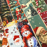 christmas festive card bookmark book mark bookmarks set gift gifts uk cute kawaii vintage retro victorian modern pretty stationery