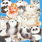 cute cuddly  chubby fat obese animal animals postcards post card cards uk cute kawaii stationery planner addict supplies otter otters panda pandas bunny bunnies rabbit rabbits cat cats fish goldfish shaped
