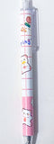 Clearance- just 99p! PINK KAWAII BUNNY & BEAR Slim Black Gel Ink PEN