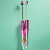 OMBRE METALLIC PEN BASE Blank for Build Your Own Pens Black Ballpoint Ink