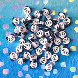 PANDAS Polymer Clay Beads Set 10