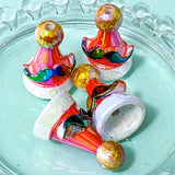 red and white and green Christmas festive bead beads jumbo large big acrylic uk cute kawaii craft supplies snowman snowmen round cube square santa hat hats 30mm 15mm gingerbread men tree trees fir antlers angel angels wings wing gold green