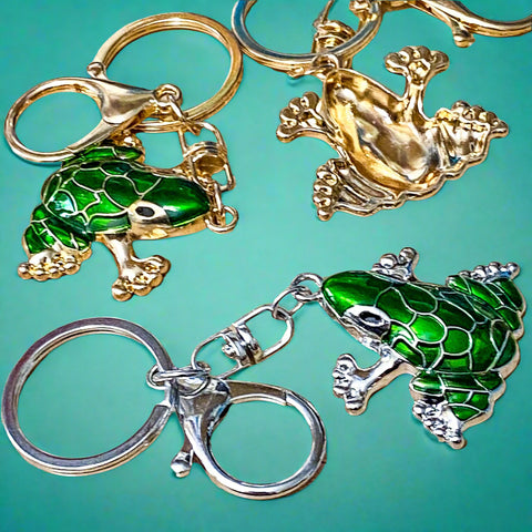 CHUNKY TREE FROG Enamel Metal KEYRING