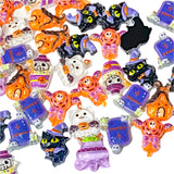 SMALL HALLOWEEN Acrylic Flatbacks x10  10mm-12mm