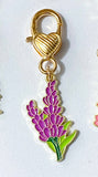 bag charm charms key chain ring keyring keychain gold golden heart flower flowers floral plants pretty garden iris hydrangea sunflower sunflowers lupin pink purple lilac yellow orange blue uk cute kawaii gift gifts shop store planner addict addicts stoking filler fillers