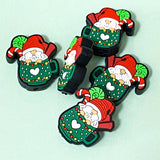 make your own silicone beaded pen pens Christmas festive santa claus father red green white bead beads pvc jumbo large topper mug of cocoa uk cute kawaii crafts craft supplies shop store stationery gift gifts swirly pattern large 15mm 30mm 32mm big red pen base blank glitter ombre candy cane vibrant