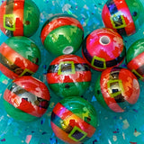 jumbo big large 15mm acrylic wood wooden christmas bead beads individual red green blue white orange snowman santa bell tree belt gingerbread man uk cute kawaii craft supplies jewellery making