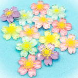 cherry blossom acrylic flower fb flatback fbs resin cabochon uk cute kawaii floral craft supplies easter flowers shop store big large chunky pretty flowers