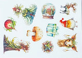 CHRISTMAS SEALS Sticker Sheets WOODLAND Theme
