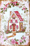On Offer! SHABBY CHIC Vintage Pink Christmas Postcards