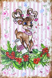 On Offer! SHABBY CHIC Vintage Pink Christmas Postcards