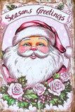 On Offer! SHABBY CHIC Vintage Pink Christmas Postcards