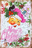 On Offer! SHABBY CHIC Vintage Pink Christmas Postcards