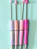 PEARLESCENT PEN BASE Blank for Build Your Own Pens - Black Ballpoint Ink