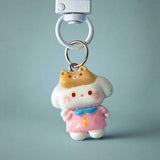 uk cute kawaii keyring keyrings bag charm charms clip clips key ring chain metal resin animal animals gift gifts shop store panda bear pandas bears cat cats penguin  penguins dog puppy chicken chick capybara duck