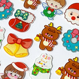 christmas festive glitter glittery fb flatback flat back backs fbs embellishment planar big large santa deer reindeer angel angels stocking wreath snowman bunny boy girl bells bright colourful uk craft supplies shop store cute kawaii