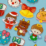 christmas festive glitter glittery fb flatback flat back backs fbs embellishment planar big large santa deer reindeer angel angels stocking wreath snowman bunny boy girl bells bright colourful uk craft supplies shop store cute kawaii