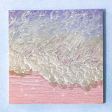 NEW PINK & LILAC Oil Painting Nature Art Sticky Memo Pad 40 Sheets