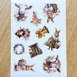 easter bunny bunnies rabbit rabbits card cards greeting greetings happy postcard postcards sticker stickers seal cute kawaii globe dome domes basket baskets spring victorian vintage retro scrapbook old style uk stationery shop store