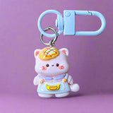 CRAZY ANIMALS Resin CLIP KEY CHAIN Bag Charm *some seconds