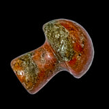 GEMSTONE MUSHROOM Figurine Stone Carved Stone 20mm