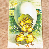 easter card cards post postcard greetings happy spring victorian vintage retro nostalgic uk cute kawaii stationery gift gifts shop store rabbit bunny chick chicks cross religious lamb lambs sheep hen floral flower flowers pretty yellow blue pink angel angels