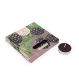 blackberry and fig tea light tealight tealights lights scented christmas autumn gift gifts shop store uk cute kawaii botanical nature beautiful for her women female box boxed set of 9 candlelight