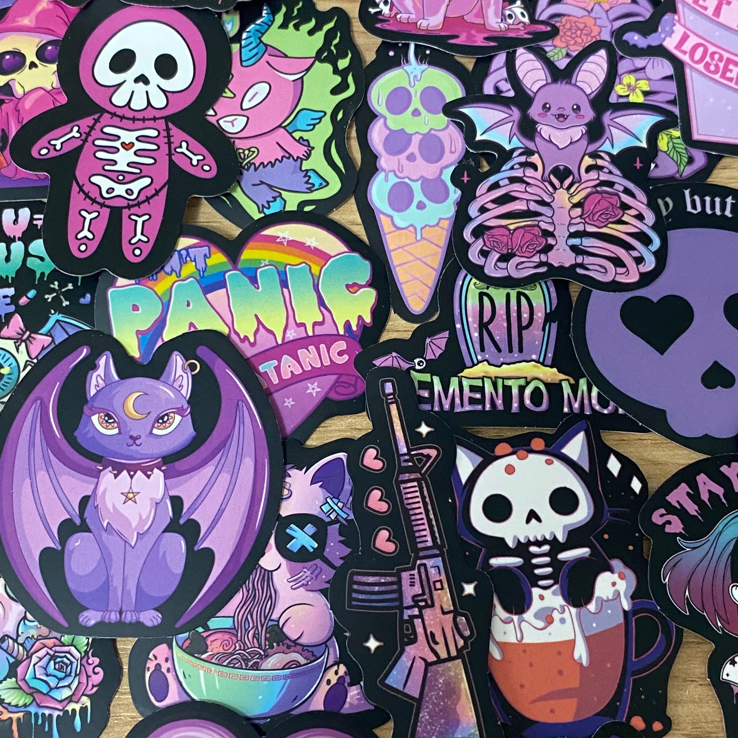 CREEPY BUT CUTE Spooky Laptop / Decorative Stickers Set