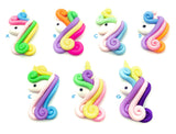 Reduced to Clear- Just 10p! POLY CLAY UNICORN Large FB *Seconds