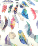 bright feather feathers bird egg eggs translucent washi paper sticker stickers sheets pack 6 kawaii cute uk stationery gifts birds tracing paper matte