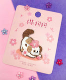 iron on applique patch cute kawaii uk gift gifts present puppy puppies dog dogs white cat cats fox foxes polar bear gold embroidery embroidered stars flower uk
