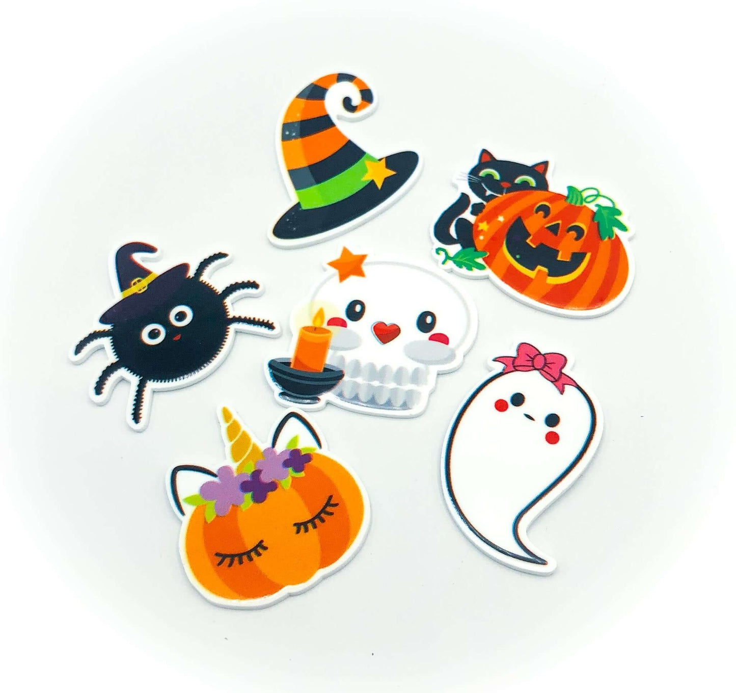 halloween planar acrylic fb flat back flatback embellishment spooky black cat pumpkin pumpkins ghost ghosts spider hat uk craft supplies crafts