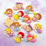 fairy angel fairies resin flatback flat back fb fbs flatbacks uk cute kawaii craft supplies pretty fairies angels