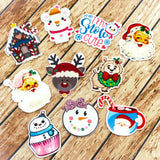 cute christmas festive planar large acrylic fb flatback flat back santa father llama alpaca mug snowman rudolph mouse gingerbread house fbs uk craft supplies kawaii embellishment