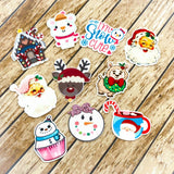 cute christmas festive planar large acrylic fb flatback flat back santa father llama alpaca mug snowman rudolph mouse gingerbread house fbs uk craft supplies kawaii embellishment