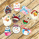 cute christmas festive planar large acrylic fb flatback flat back santa father llama alpaca mug snowman rudolph mouse gingerbread house fbs uk craft supplies  kawaii