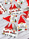 cute festive christmas gnome gnomes gonk gonks acrylic planar flatback flat back fb fbs embellishment uk cute kawaii craft supplies red grey white merry