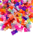 ombre gummy bear bears fb fbs flat back flatbacks embellishments resin resins cute kawaii uk craft bundles