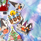 halloween christmas festive gnome gnomes gonk planar flat back fb flatback embellishments cute kawaii uk craft supplies witch wizard pumpkin car hat potion tree spiders boo white plastic resins