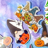 halloween christmas festive gnome gnomes gonk planar flat back fb flatback embellishments cute kawaii uk craft supplies witch wizard pumpkin car hat potion tree spiders boo white plastic resins