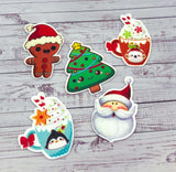 mug mugs cocoa hot chocolate penguin polar bear christmas tree trees festive planar fb flatback flat back gingerbread man men acrylic embellishment uk craft supplies resins flatbacks