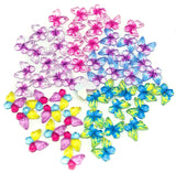 acrylic mini butterfly butterflies flat backs fbs flatback uk craft supplies cute pink and purple fb