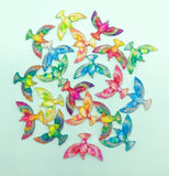 beautiful bird birds acrylic fb flat back flatback fbs resins gold glittery pretty craft supplies kawaii cute ukacrylic resin pretty bird birds flatback fb fbs flat back gold foil foiled shiny cute kawaii craft supplies uk