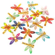 dragonfly dragonflies fb acrylic flat back flatbacks gold sparkly craft supplies uk crafts metallic insect embellishment decoden glittery glitter