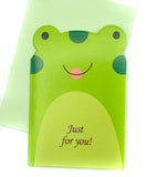 Just 20p! Kawaii Animal  MINI GREETINGS CARD & ENVELOPE