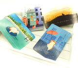 corgi corgis postcard postcards dog dogs cute dogs kawaii stationery uk bundle bundles
