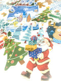 jumbo pack of 60 huge big large translucent washi paper sticker flake flakes pack festive christmas uk cute kawaii stationery planning supplies planner addict die cuts santa tree gingerbread men