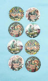 alice in wonderland sticker stickers seals 25mm round packing packaging supplies happy mail uk stationery cute kawaii