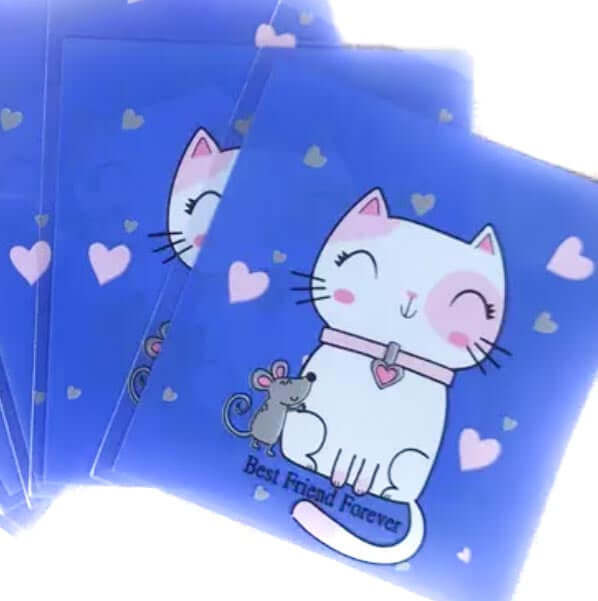 Cellophane Bags Sets of 10- Cute Cats, Unicorns & Animals